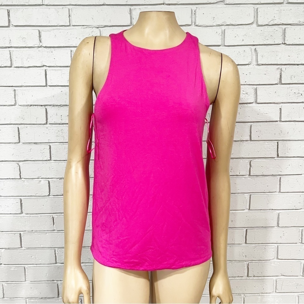 J.Crew Women’s‎ Pink FormKnit Cutaway Tank Top